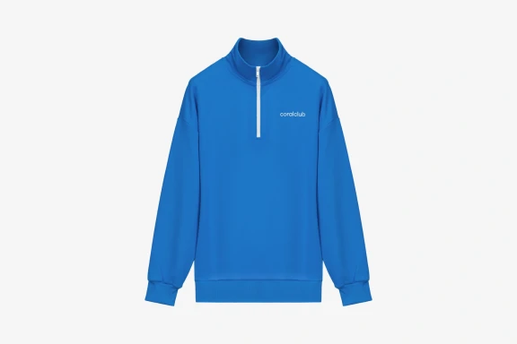 Hoodie Zip Dark Blue